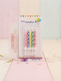 Assorted Colorful Patterned Party Candles Set – M&D TRADER