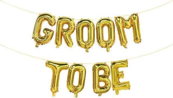 🤵 Foil Groom To Be – Celebrate the Future Groom! 💍✨